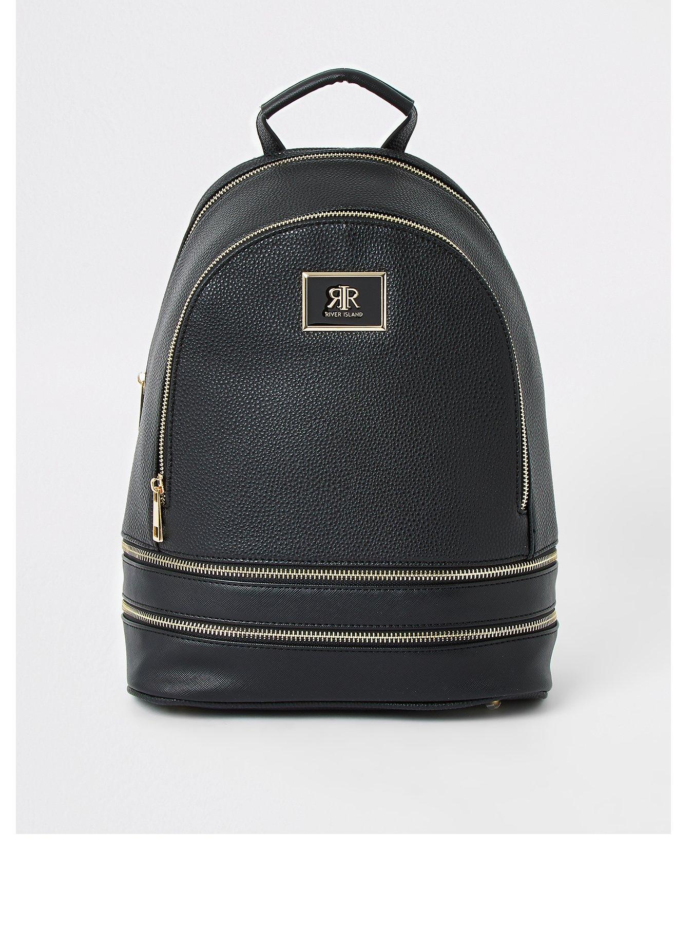 black backpack river island