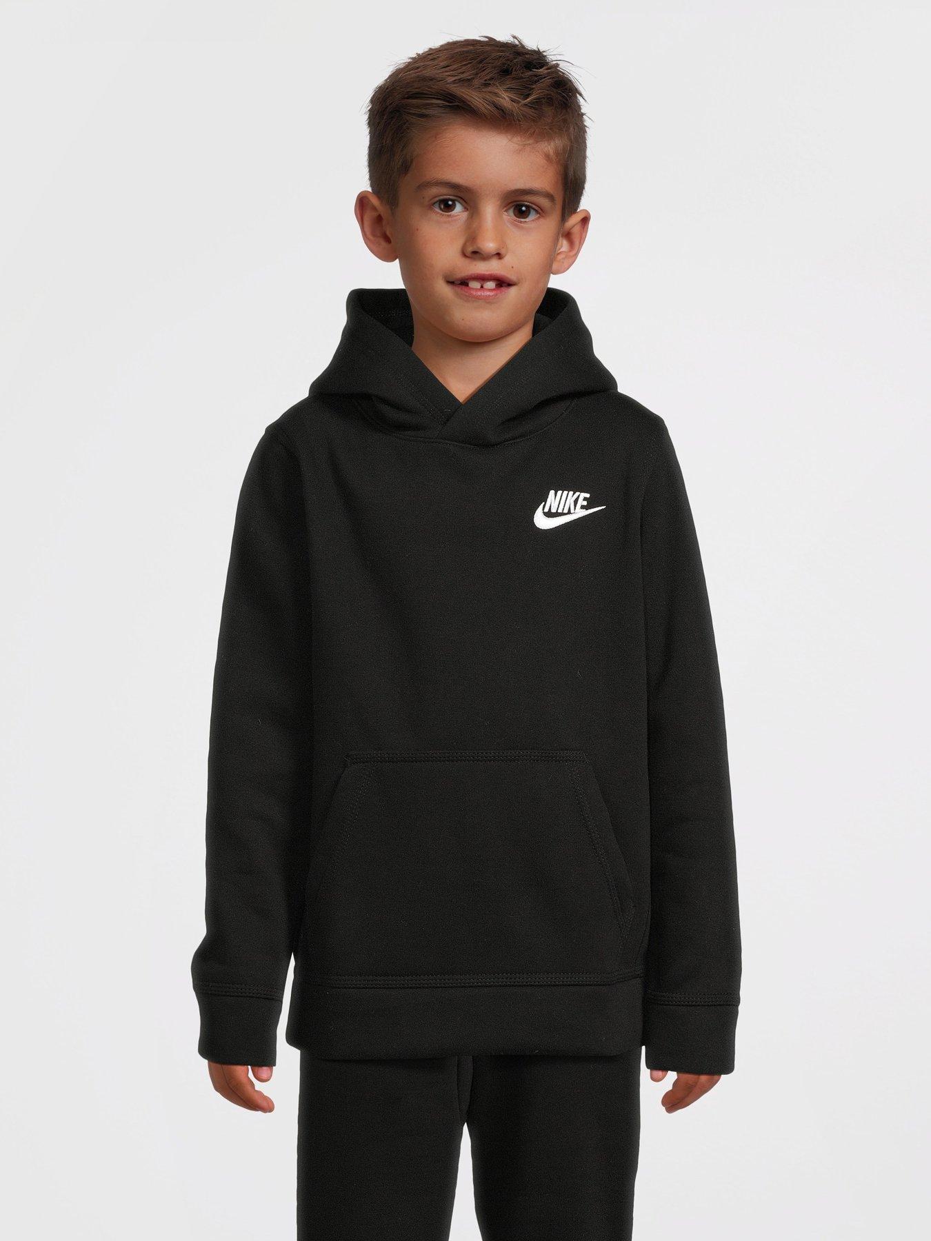 Black Nike Hoodies sweatshirts Sportswear Child baby www.littlewoods