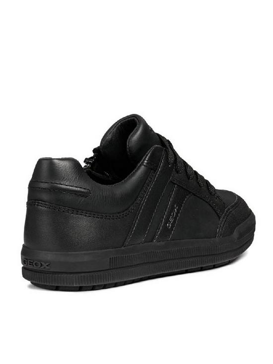 stillFront image of geox-boys-arzach-lace-up-school-shoe