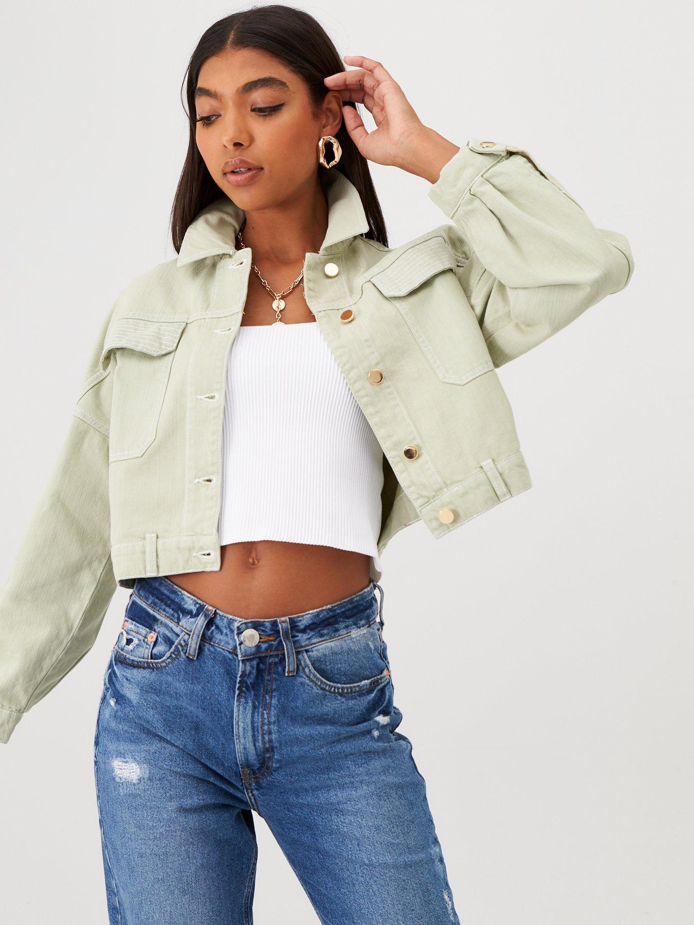 river island girls denim jacket