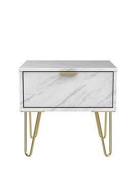 Swift Swift Marbella Lamp Table - Marble Effect Picture
