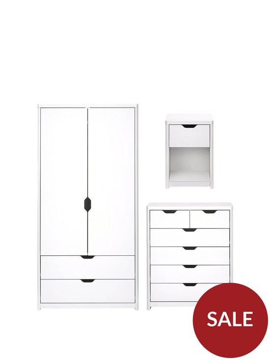 front image of aspen-3-piece-package-2-door-2-drawer-wardrobe-4-2-chest-and-bedside-table-white-oak-effect