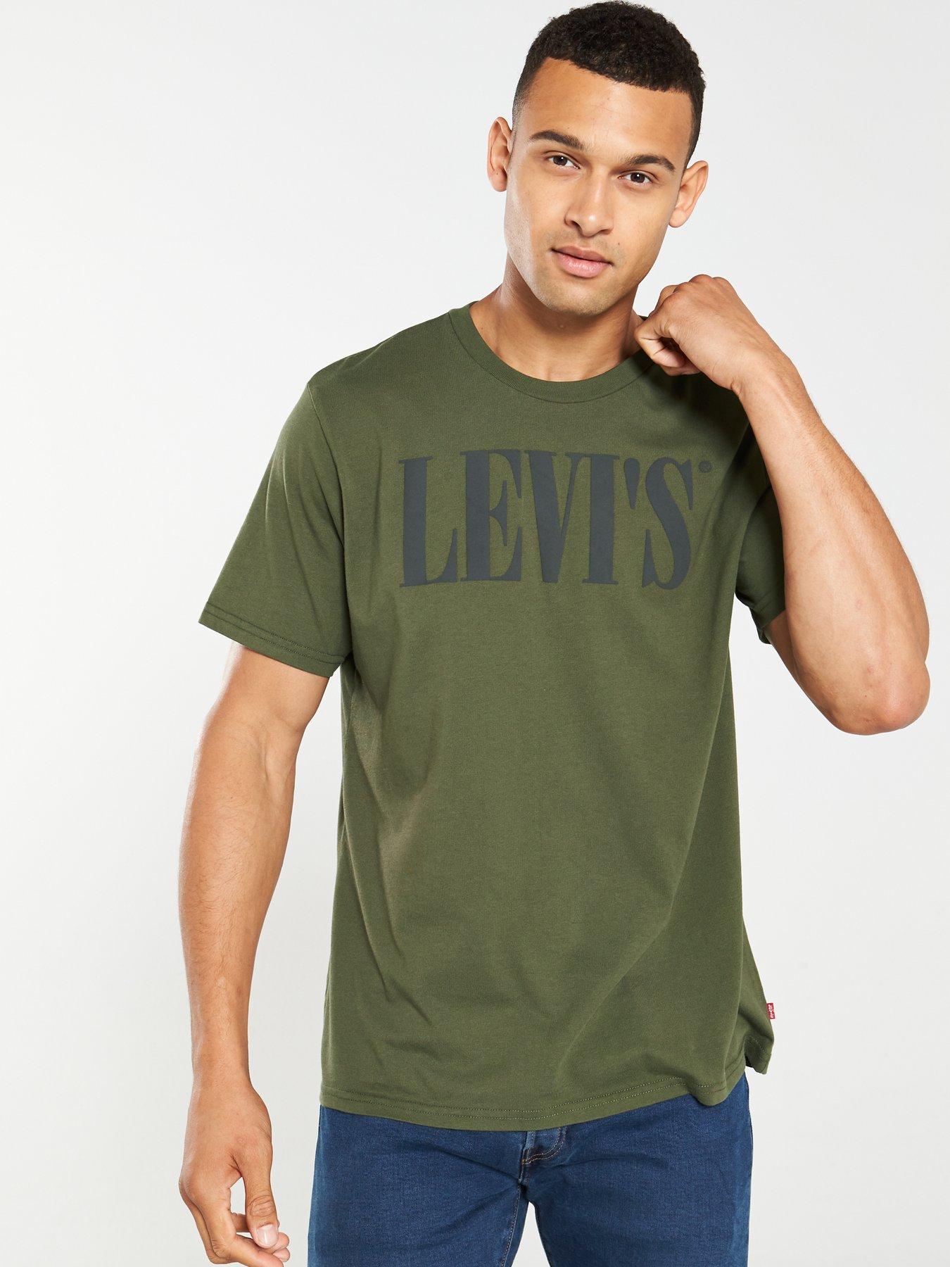 levi's khaki t shirt