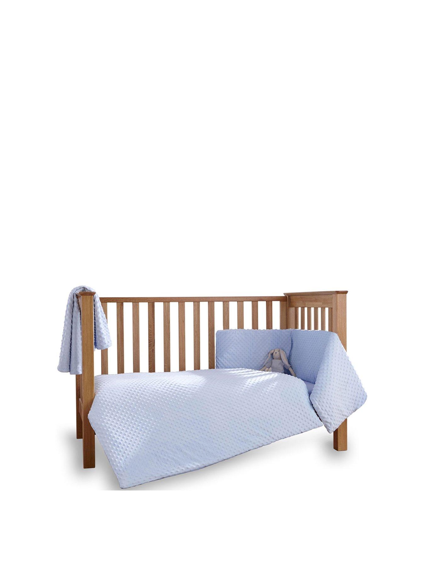 Cot Bumper Padded and Fully Breathable 70cm wide, Cream