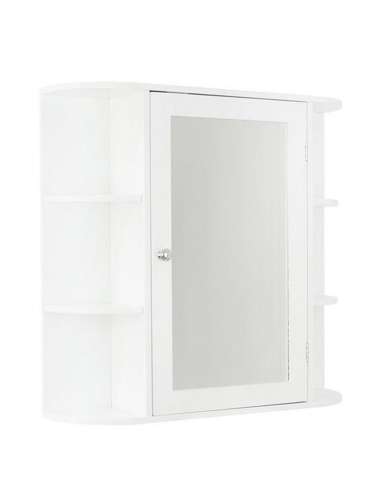 stillFront image of lloyd-pascal-devonshire-mirrored-bathroom-wall-cabinet-white