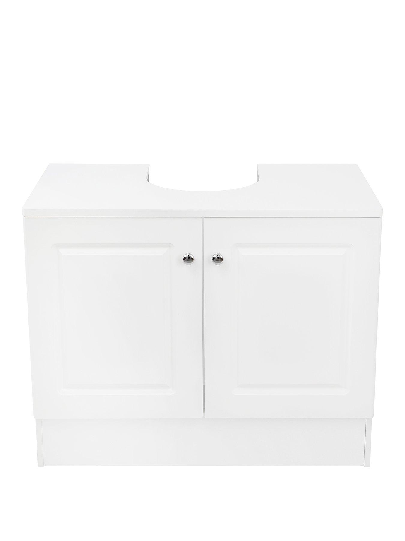 front image of lloyd-pascal-devonshire-under-basin-bathroom-storage-unit-white