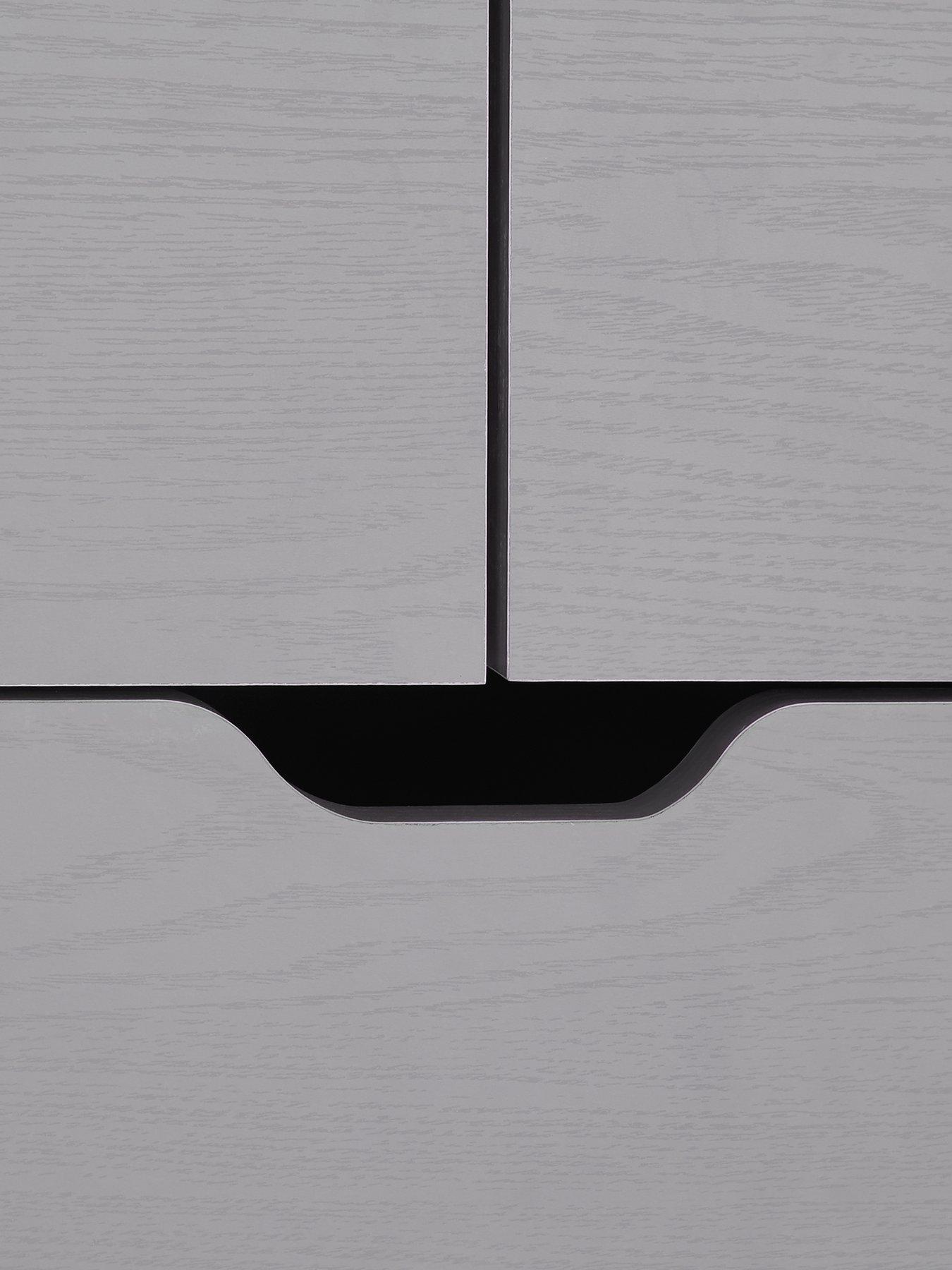  image of very-home-aspen-4-2-drawer-chest-grey-oak-effect