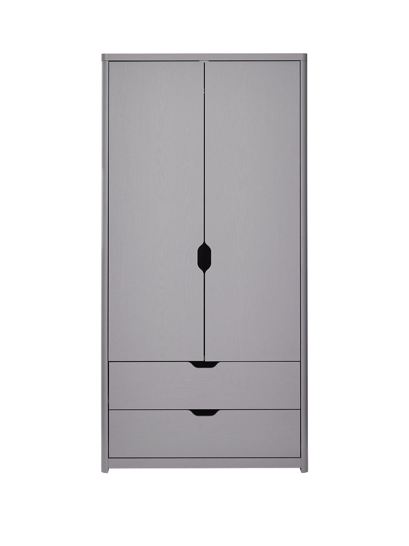 Image 2 of 6 of The Very Collection Aspen 2 Door, 2 Drawer Wardrobe - Grey Oak Effect