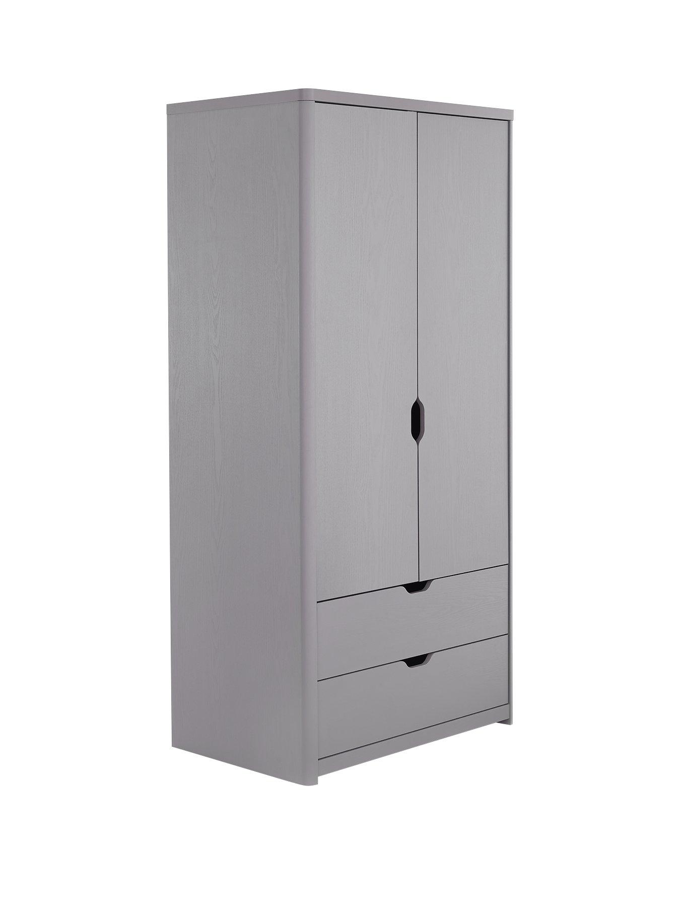 Image 3 of 6 of The Very Collection Aspen 2 Door, 2 Drawer Wardrobe - Grey Oak Effect