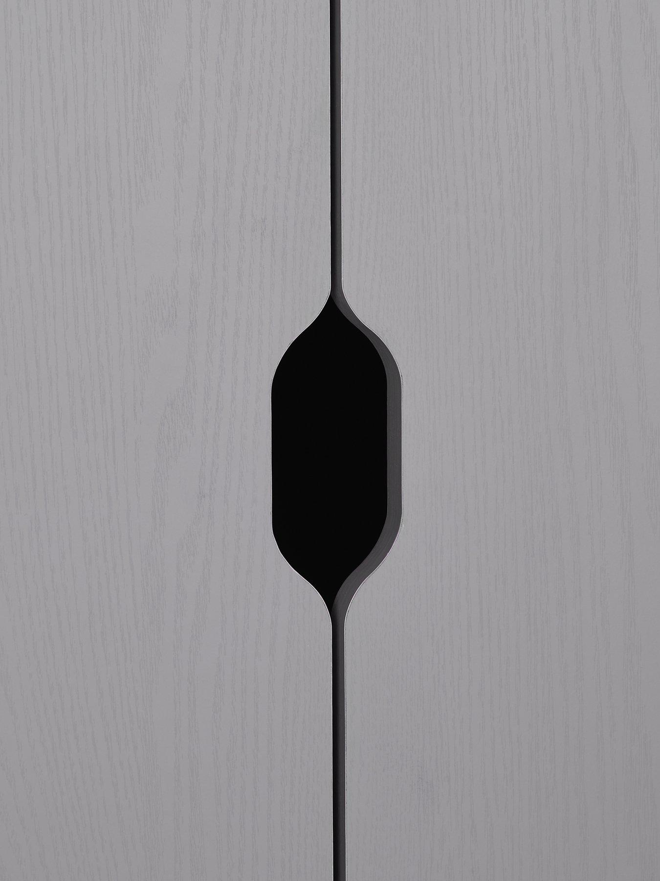 Image 4 of 6 of The Very Collection Aspen 3 Door, 2 Drawer Wardrobe - Grey Oak Effect