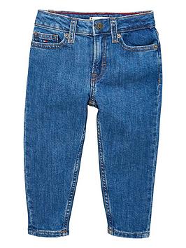 Tommy Hilfiger Tommy Hilfiger Girls High Rise Tapered Jeans - Blue Picture