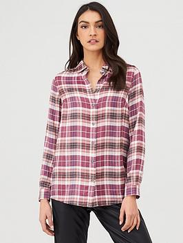 V by Very V By Very Essential Checked Shirt - Grey Picture