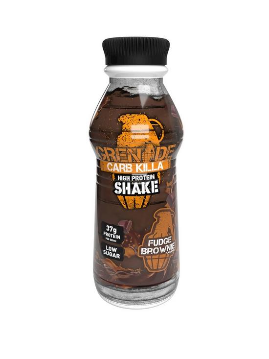stillFront image of grenade-carb-killa-shake-fudge-brownie-500ml-x-8