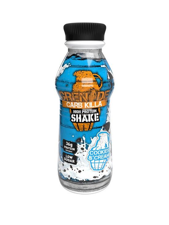 stillFront image of grenade-carb-killa-shake-cookies-cream-500ml