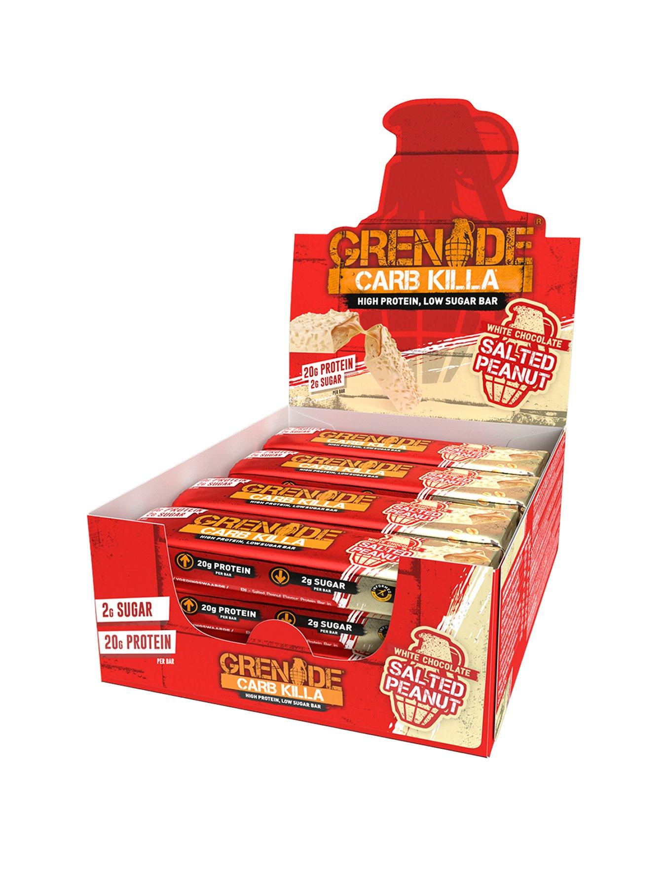 Image 1 of 3 of GRENADE White Chocolate Salted Peanut Protein Bar (Case of 12 x 60g Bars)