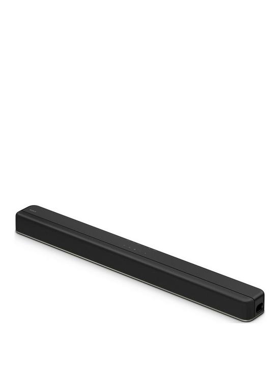 front image of sony-ht-x8500-single-soundbar-with-bluetooth-dolby-atmos-and-vertical-surround-engine-black