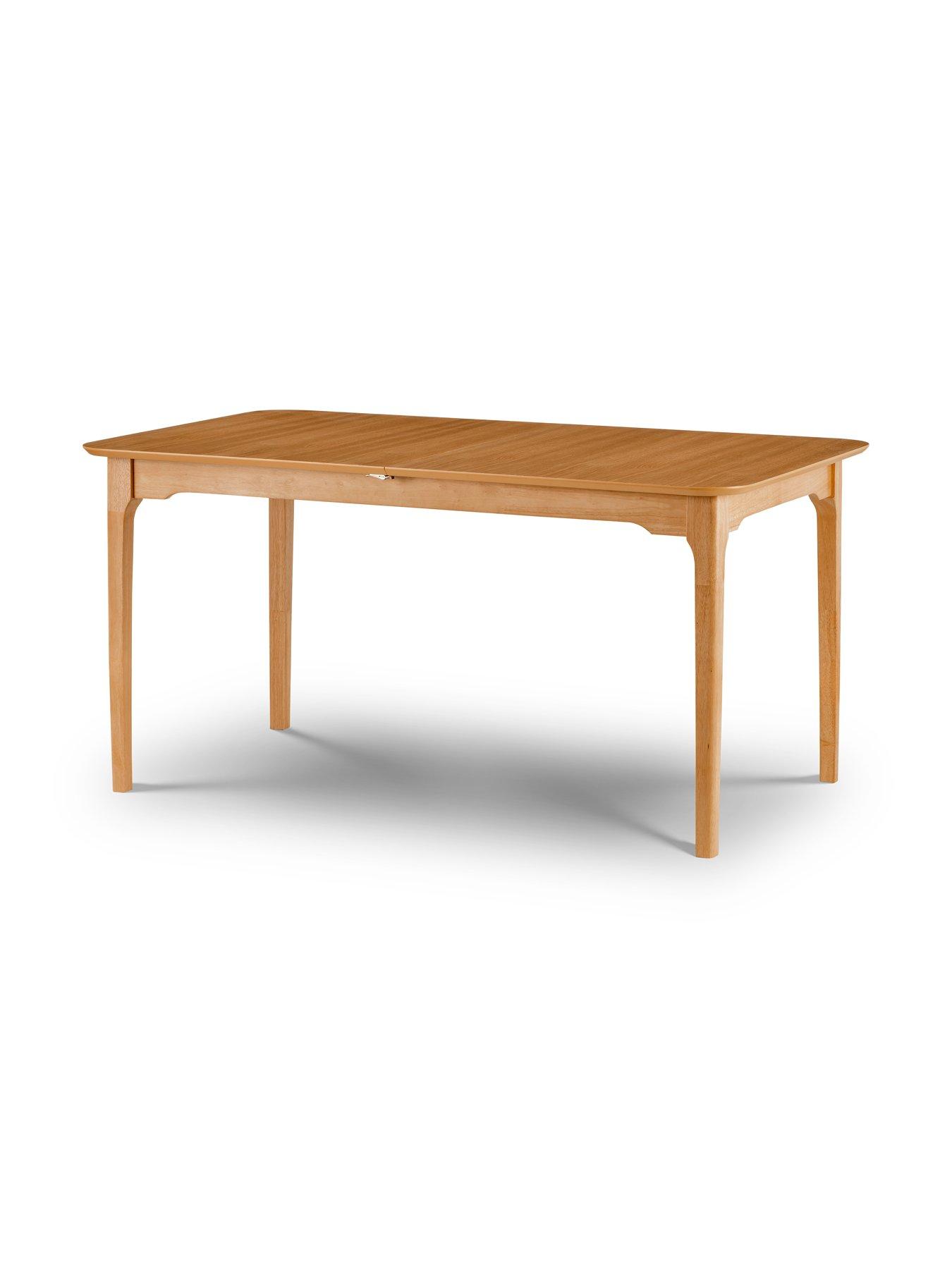  image of julian-bowen-ibsen-150-190-cm-extending-dining-table-4-chairs