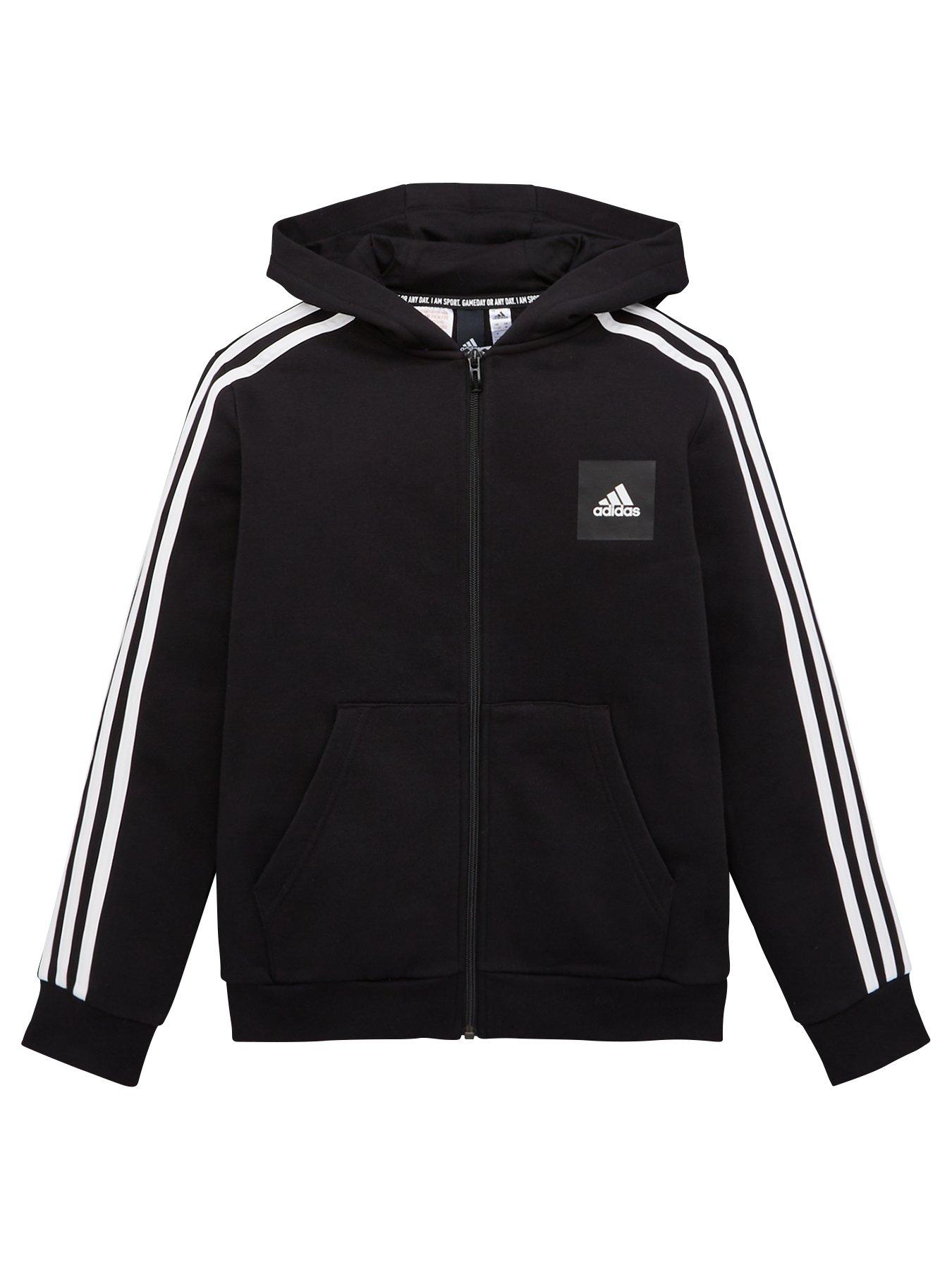 boys adidas zip hoodie