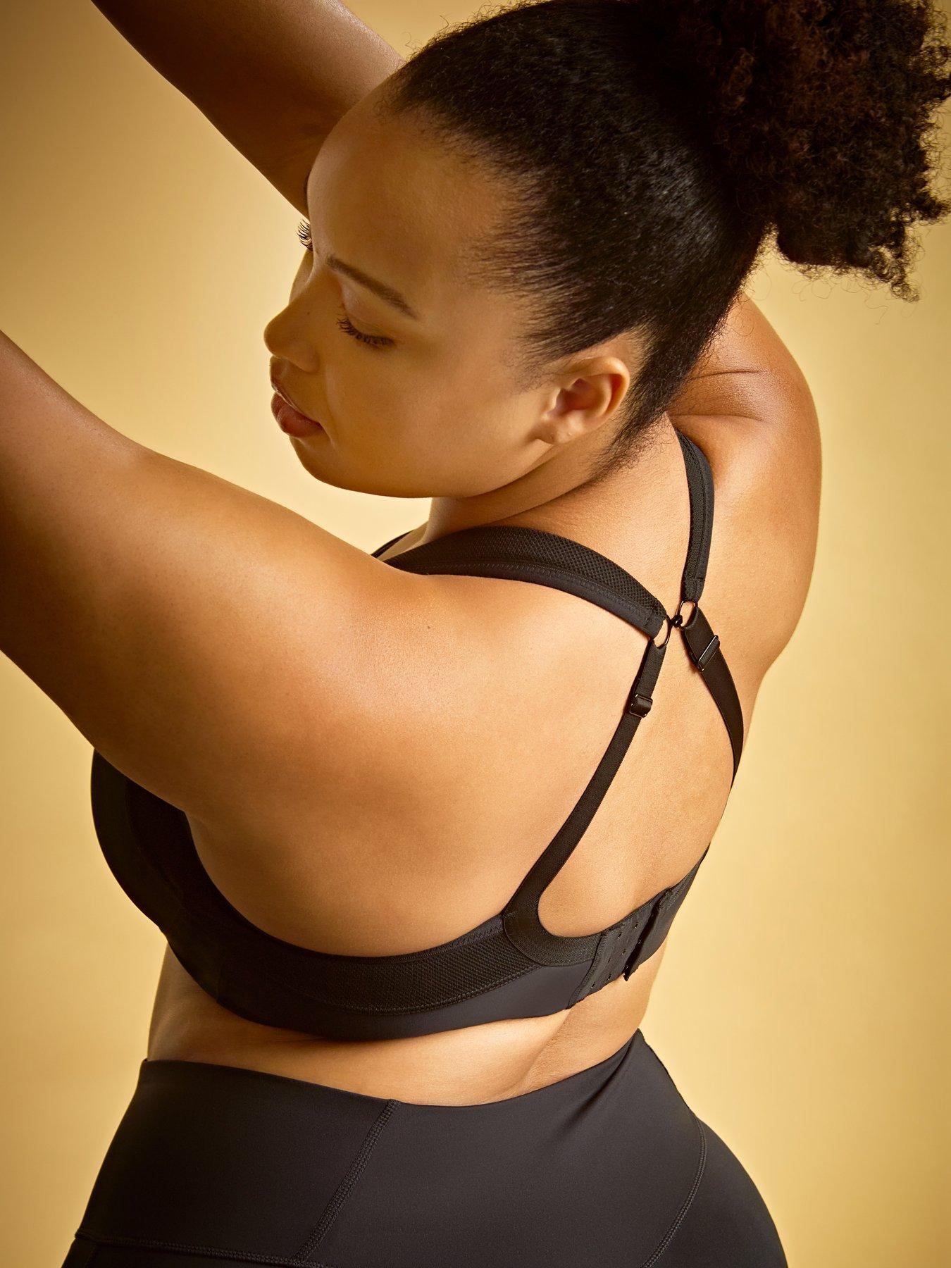 Image 2 of 6 of Sculptresse 'Activate' Wired Non Padded Sport Bra - Black