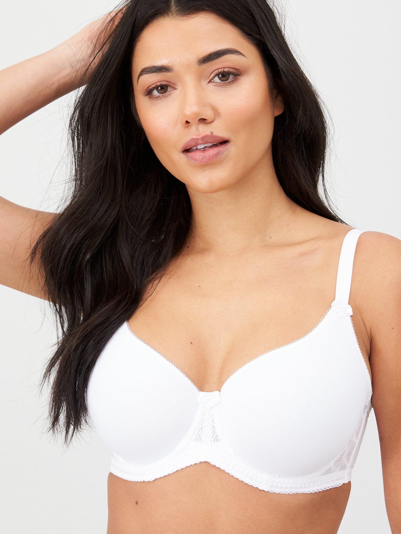 undefined Cari Moulded Spacer T-Shirt Bra - White