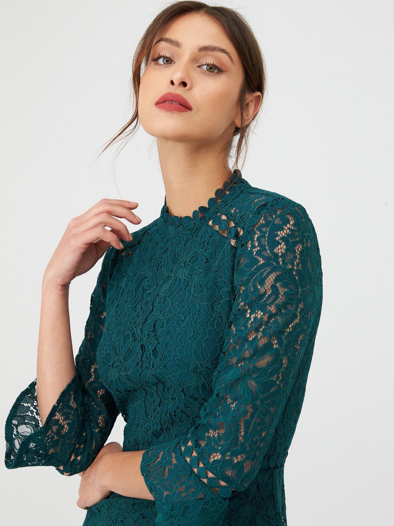 oasis circle trim dress