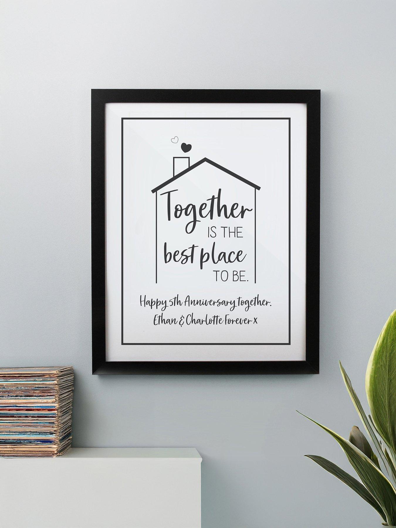  image of the-personalised-memento-company-personalised-best-place-to-be-framed-print