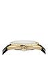  image of vivienne-westwood-conduit-gold-dial-black-leather-strap-watch