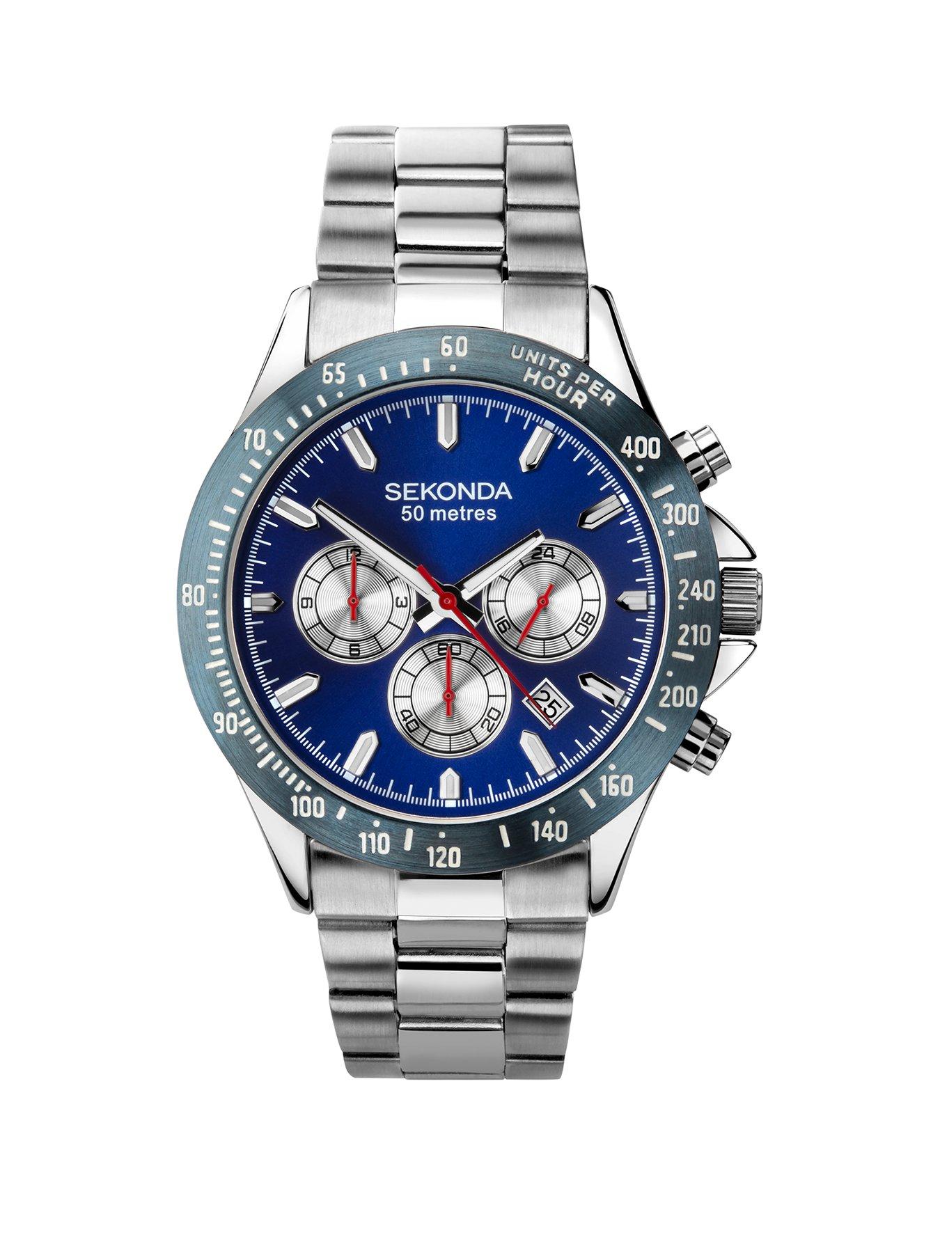 sekonda digital dual time watch