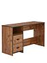  image of very-home-jackson-4-piece-package-kids-2-door-1-drawer-wardrobe-22-drawer-chestnbsp2-drawer-bedside-chest-and-desk-rustic-pine-effect