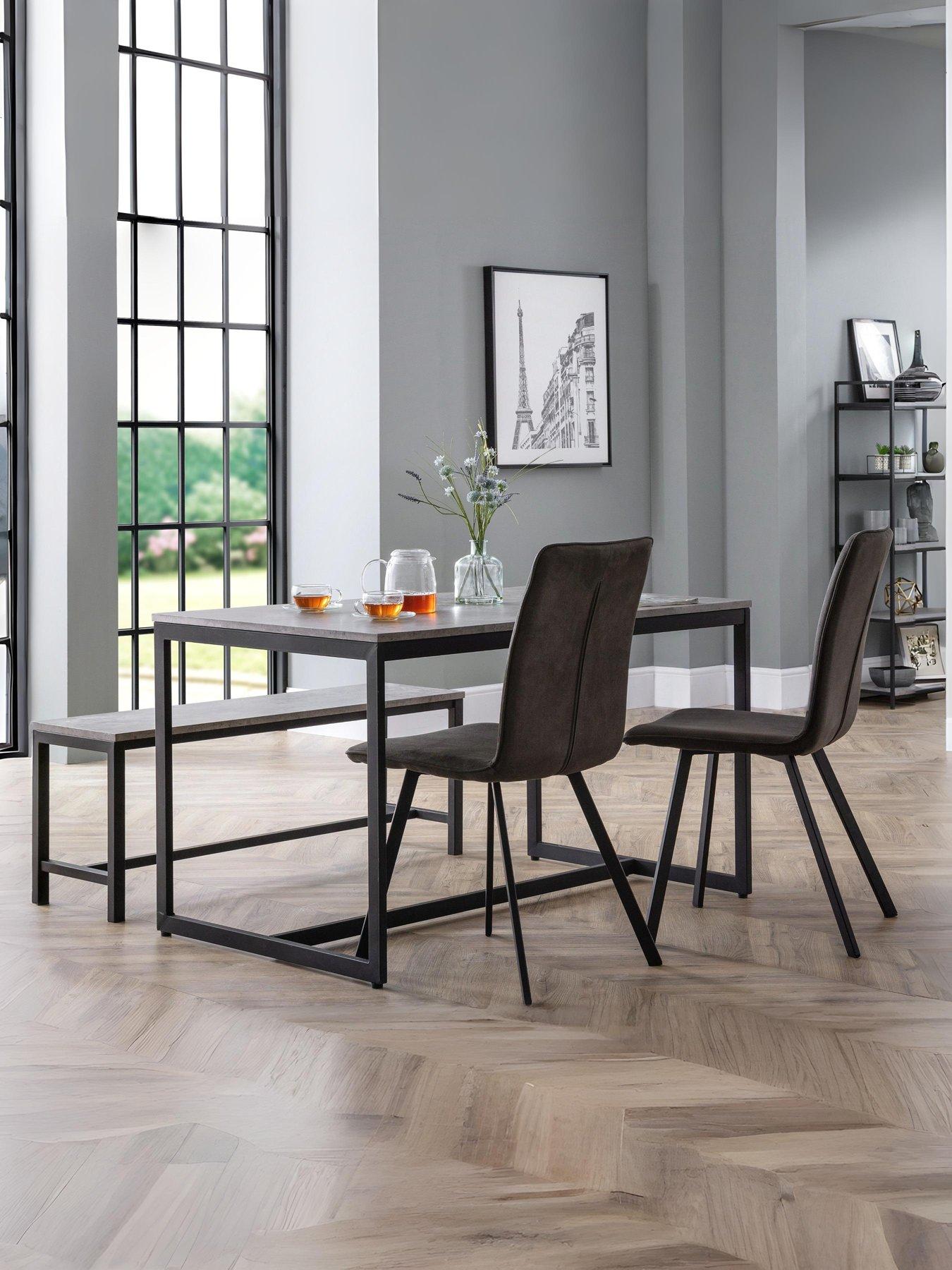 julian-bowen-staten-120-cm-dining-table-bench-2-monroe-chairs