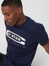  image of g-star-raw-graphic-4-logo-organic-cotton-t-shirt-navy