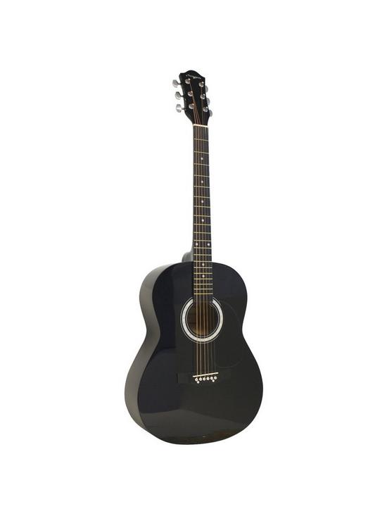 stillFront image of martin-smith-w-100-full-size-acoustic-guitar-black