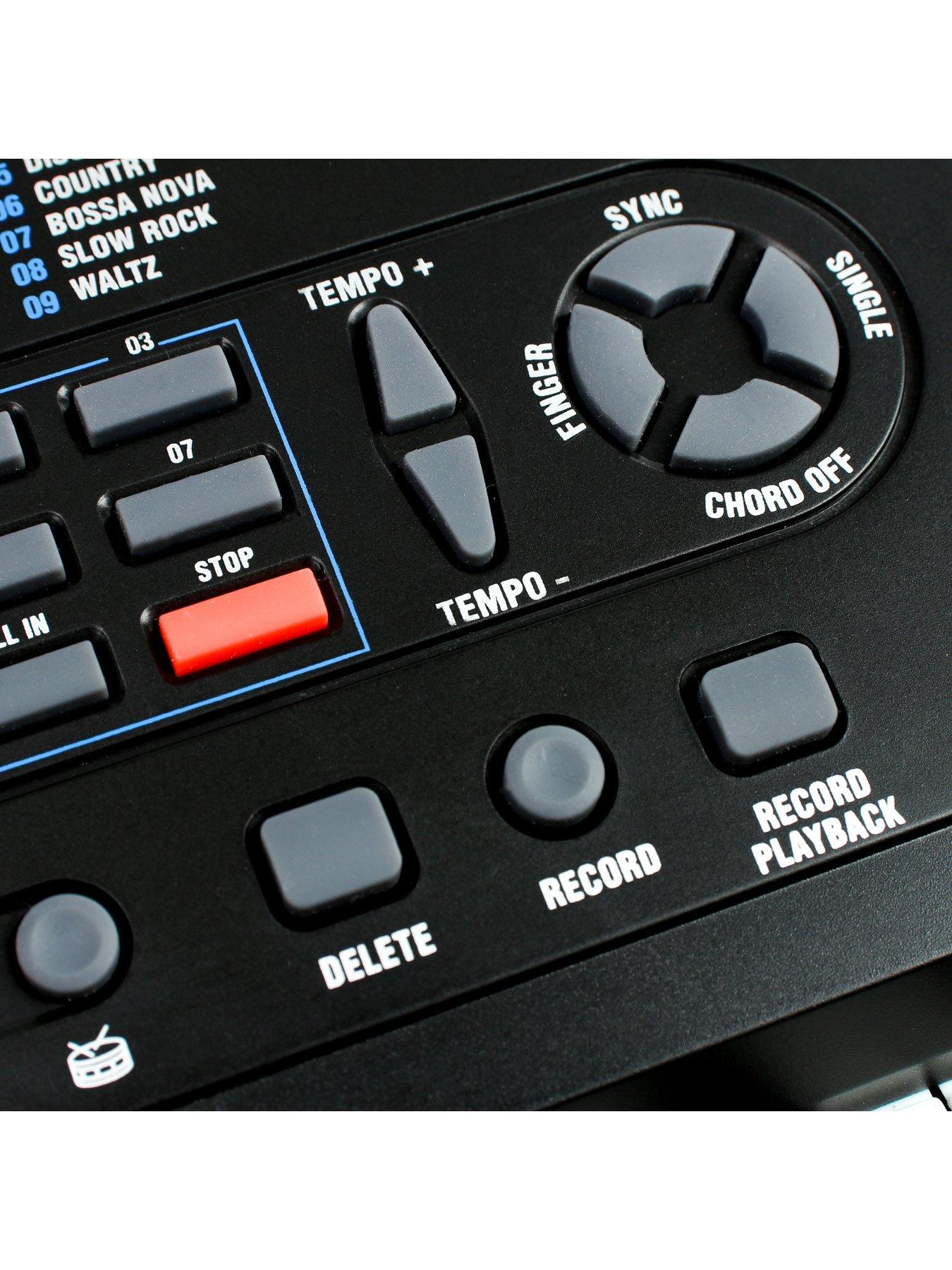 Image 3 of 7 of RockJam RJ549&nbsp;Portable 49-Key&nbsp;Keyboard Piano with Sheet Music Stand &amp; Keynote Stickers