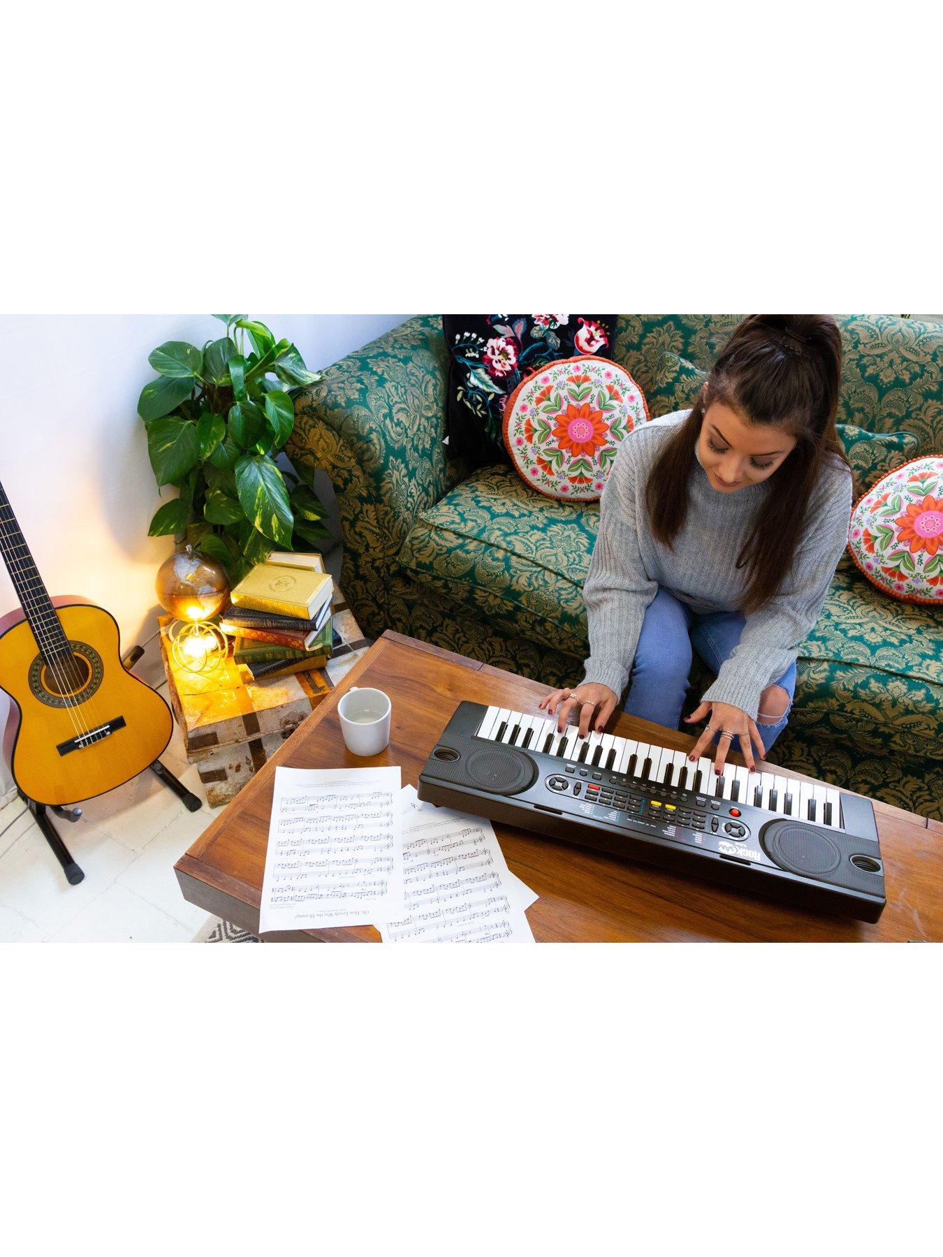 Image 5 of 7 of RockJam RJ549&nbsp;Portable 49-Key&nbsp;Keyboard Piano with Sheet Music Stand &amp; Keynote Stickers