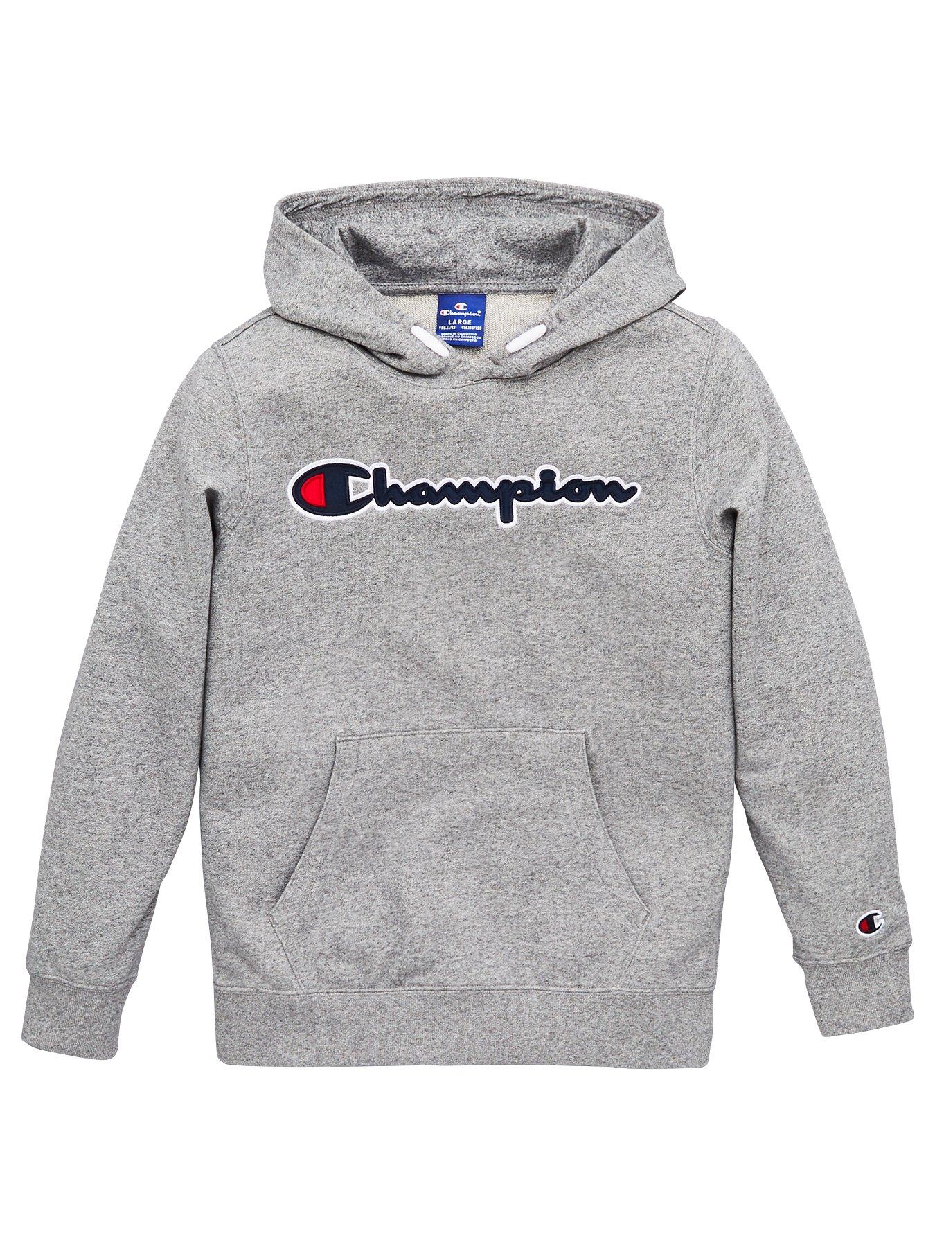 champion white hoodie boys