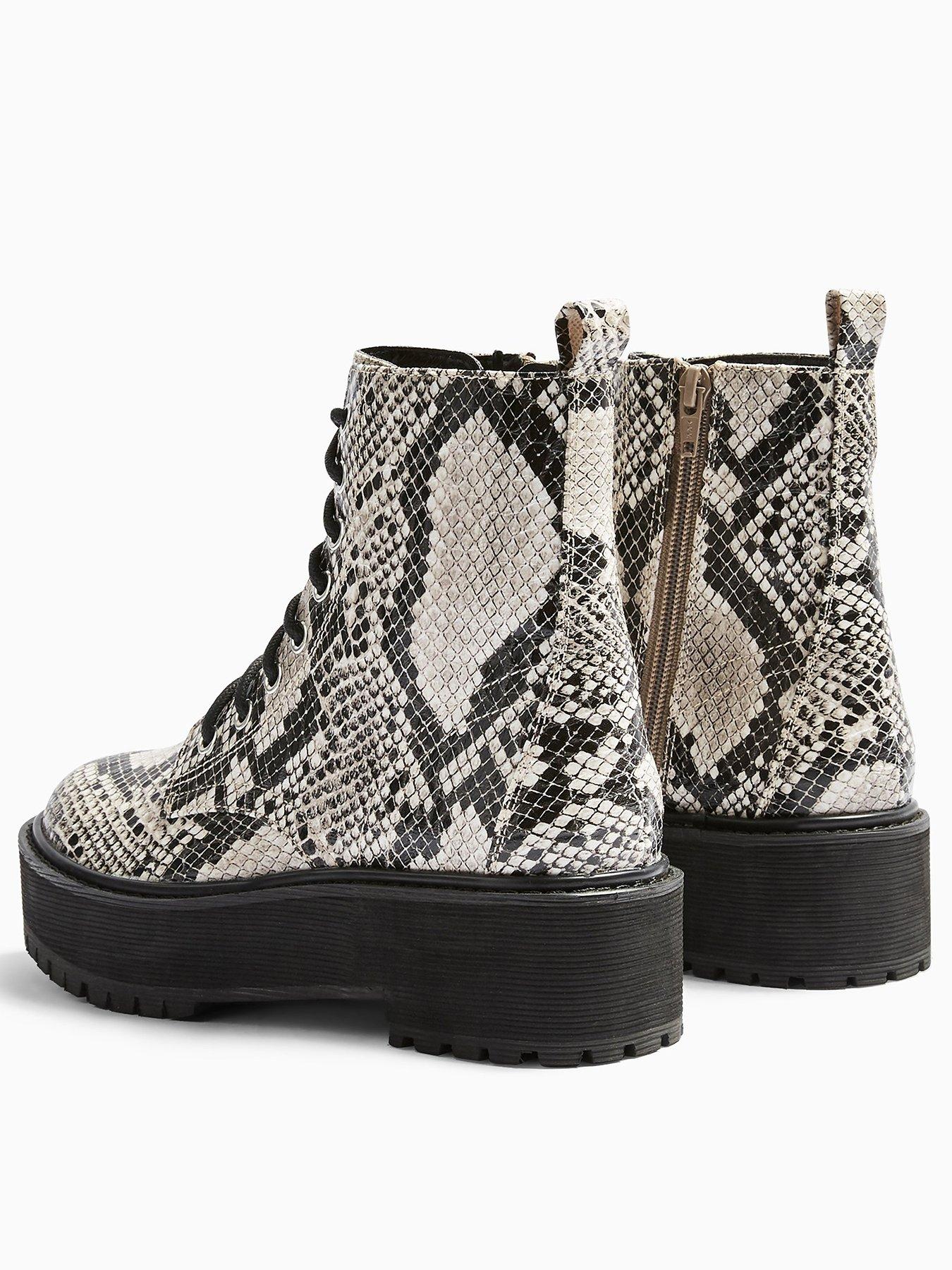 topshop snakeskin boots