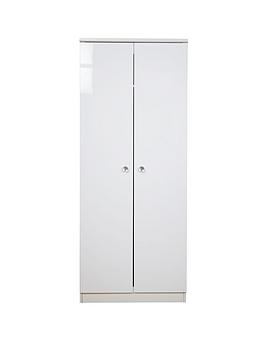 Swift Swift Lumiere Ready Assembled 2 Door Wardrobe With Lights Picture