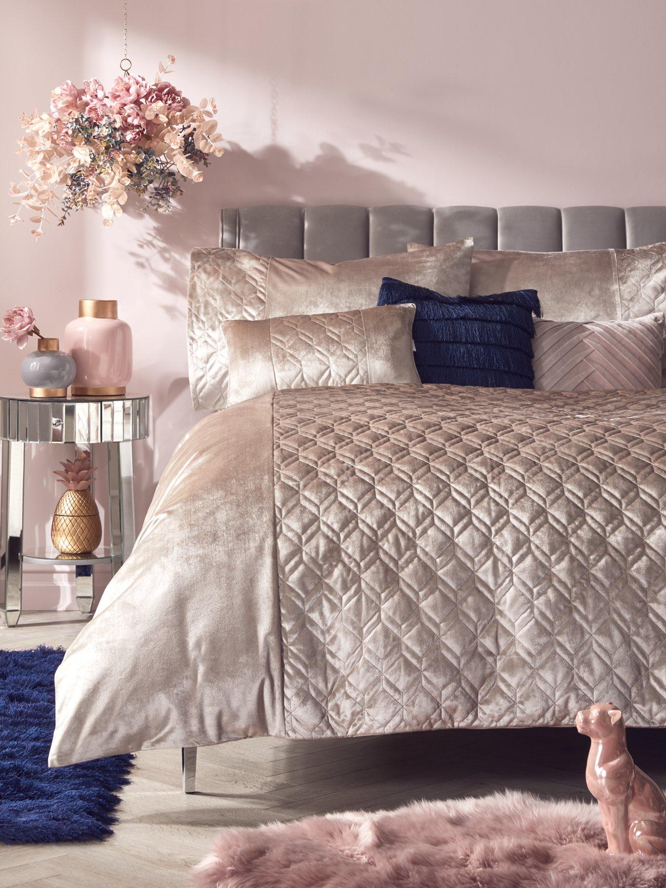 Esme Quilted Duvet Cover Set Littlewoods Com