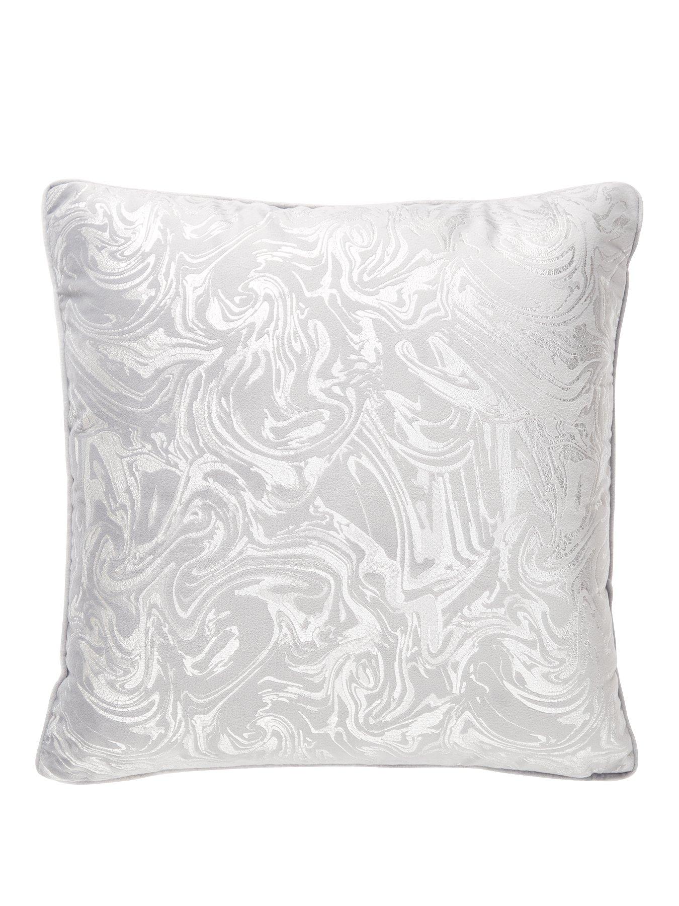 Very Home Alexis Marble Foil And Velvet Cushion