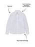  image of v-by-very-girls-3-pack-long-sleeve-school-blouses-white