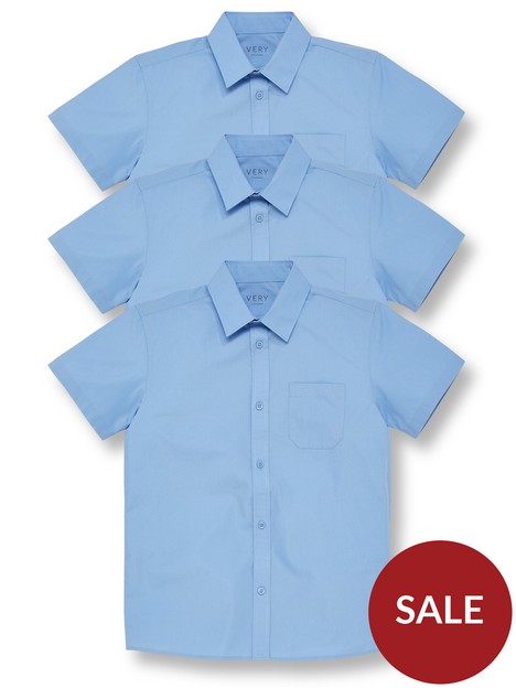 v-by-very-boys-3-pack-short-sleeved-school-shirt-blue