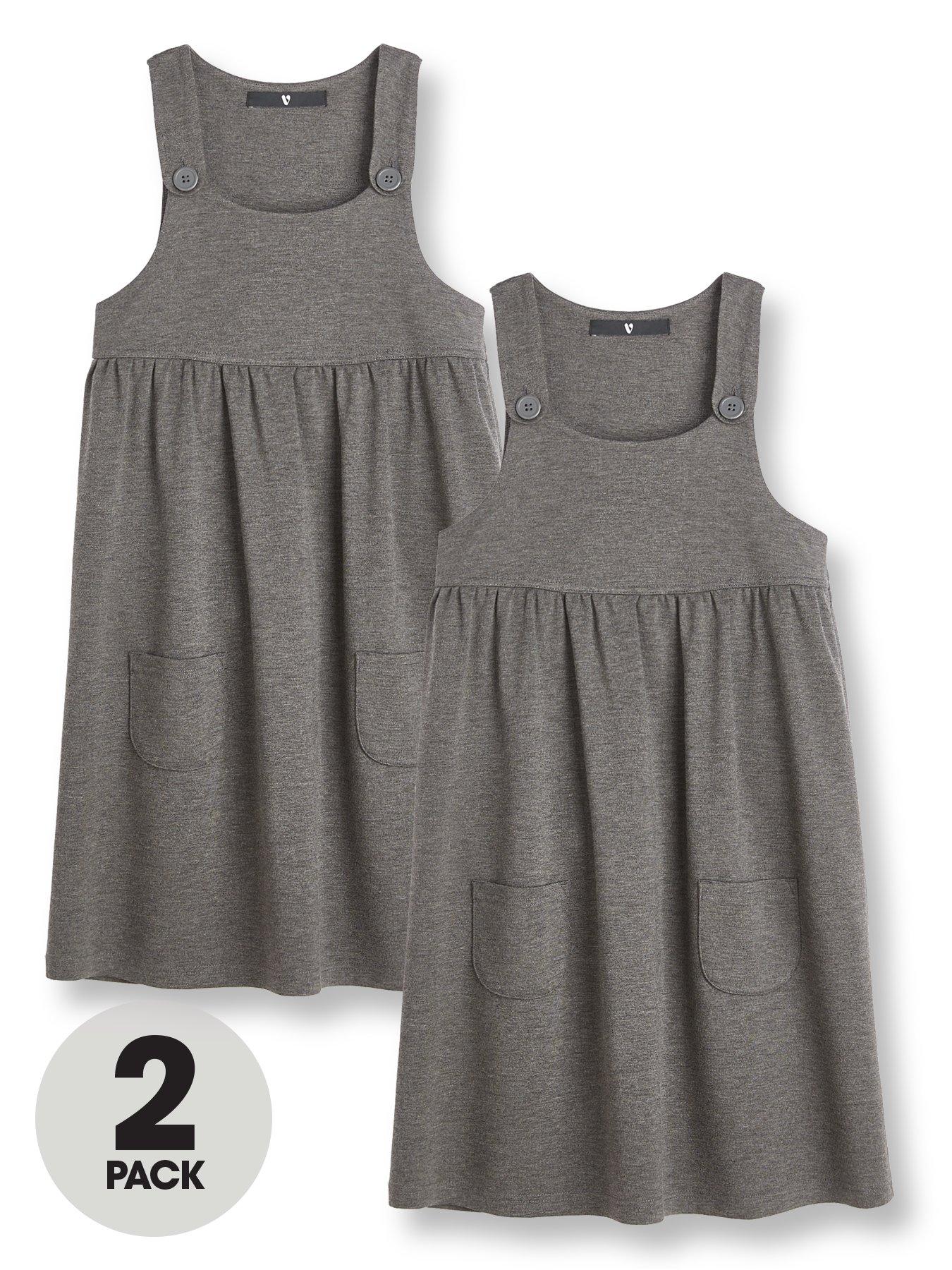 next grey pinafore dress