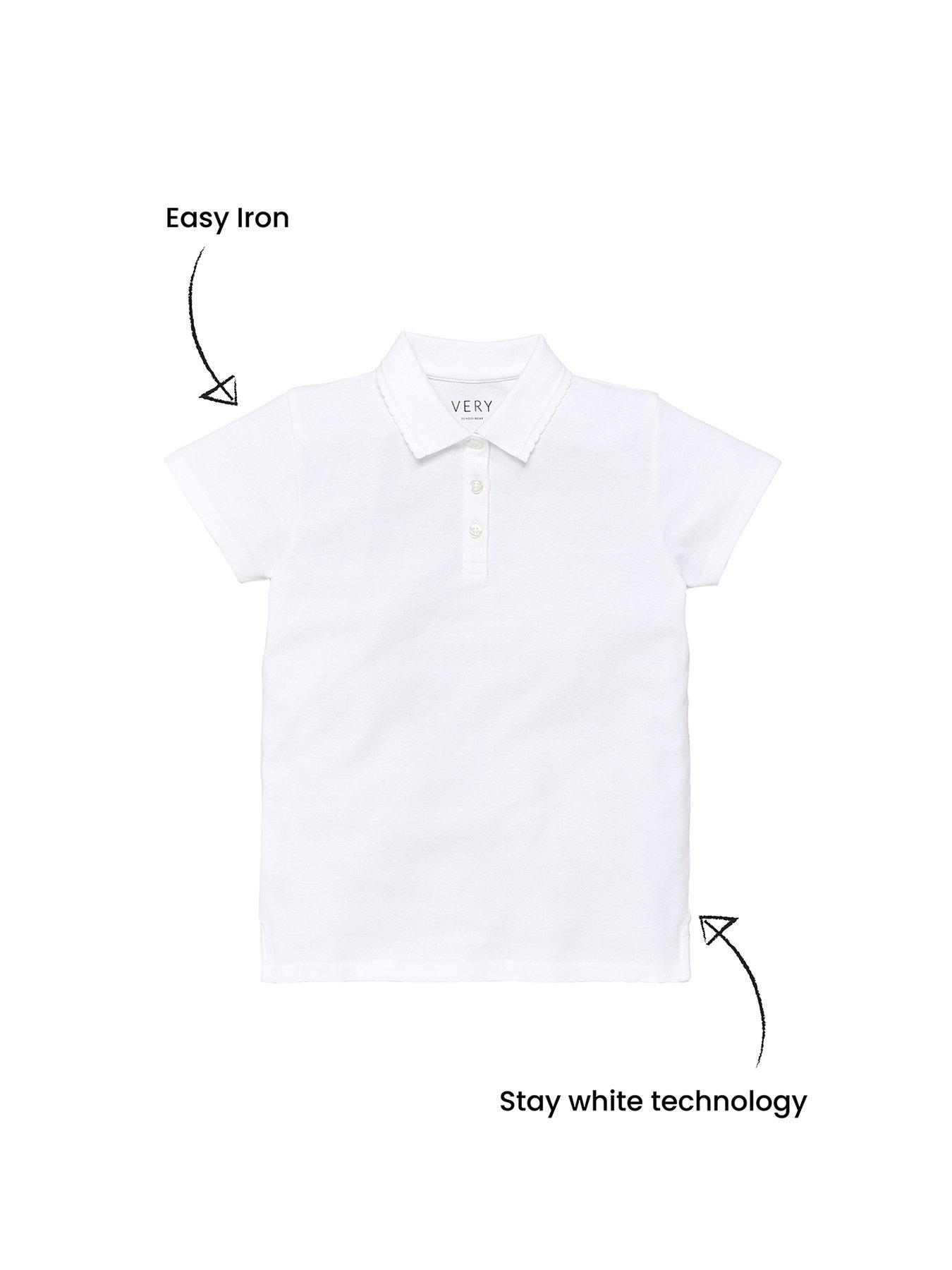 white school polo shirts