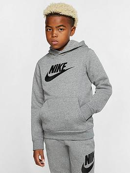 Nike Nike Nsw Older Boys Amplify Full Zip Hoodie - Grey/White Picture