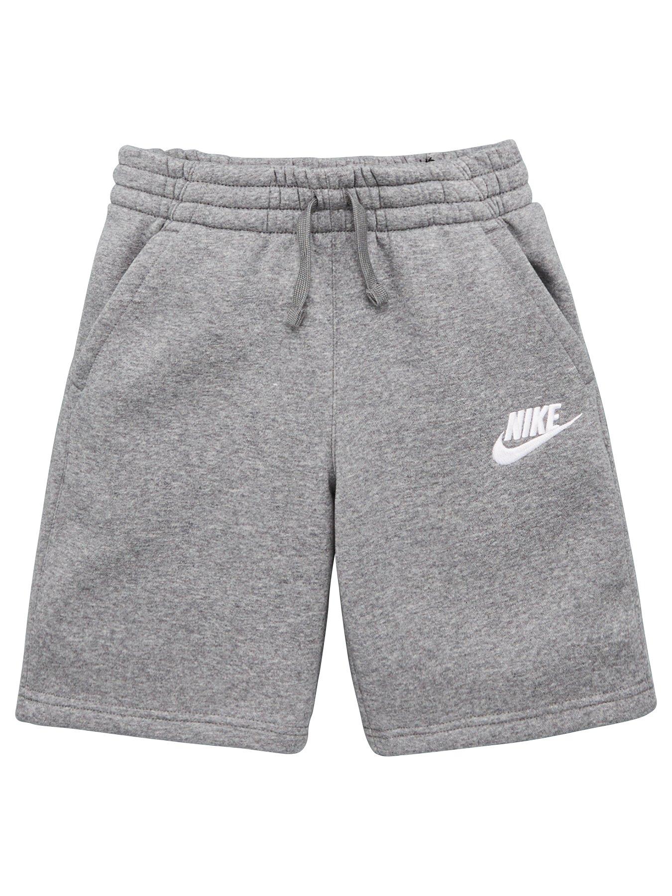 grey nike club shorts