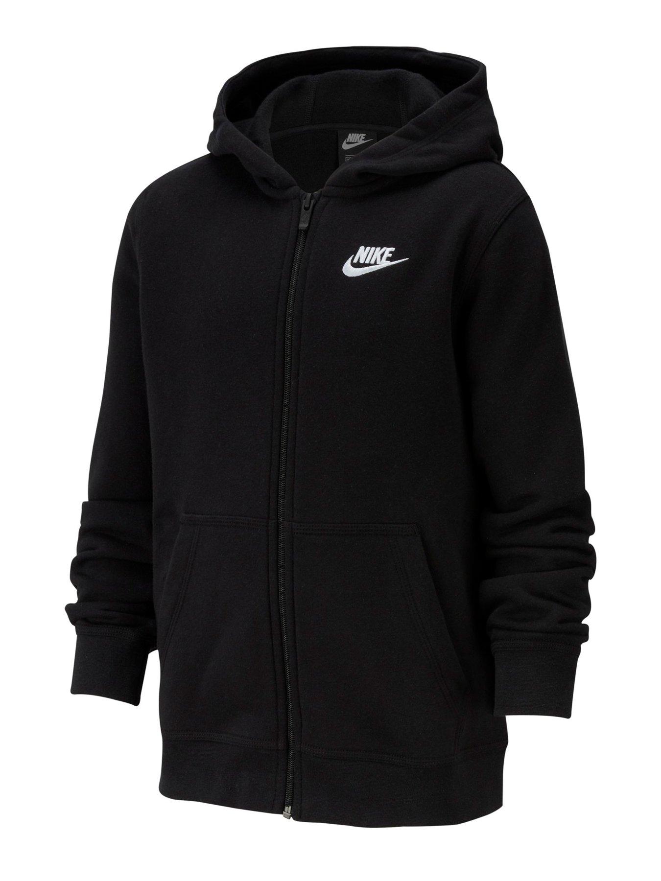 Offer LittleWoods Nike NSW Older Boys Club Full Zip Hoodie