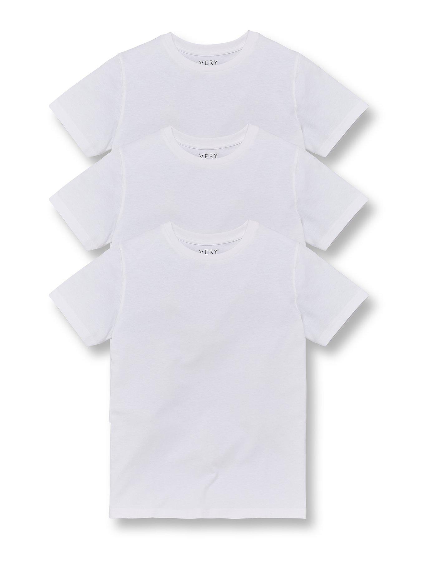 stillFront image of everyday-unisex-3-pack-school-sports-t-shirts-white