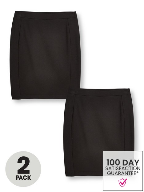 v-by-very-girls-jersey-school-tube-skirt-2-pack-black
