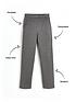  image of v-by-very-girls-2-pack-jersey-school-trousers-grey