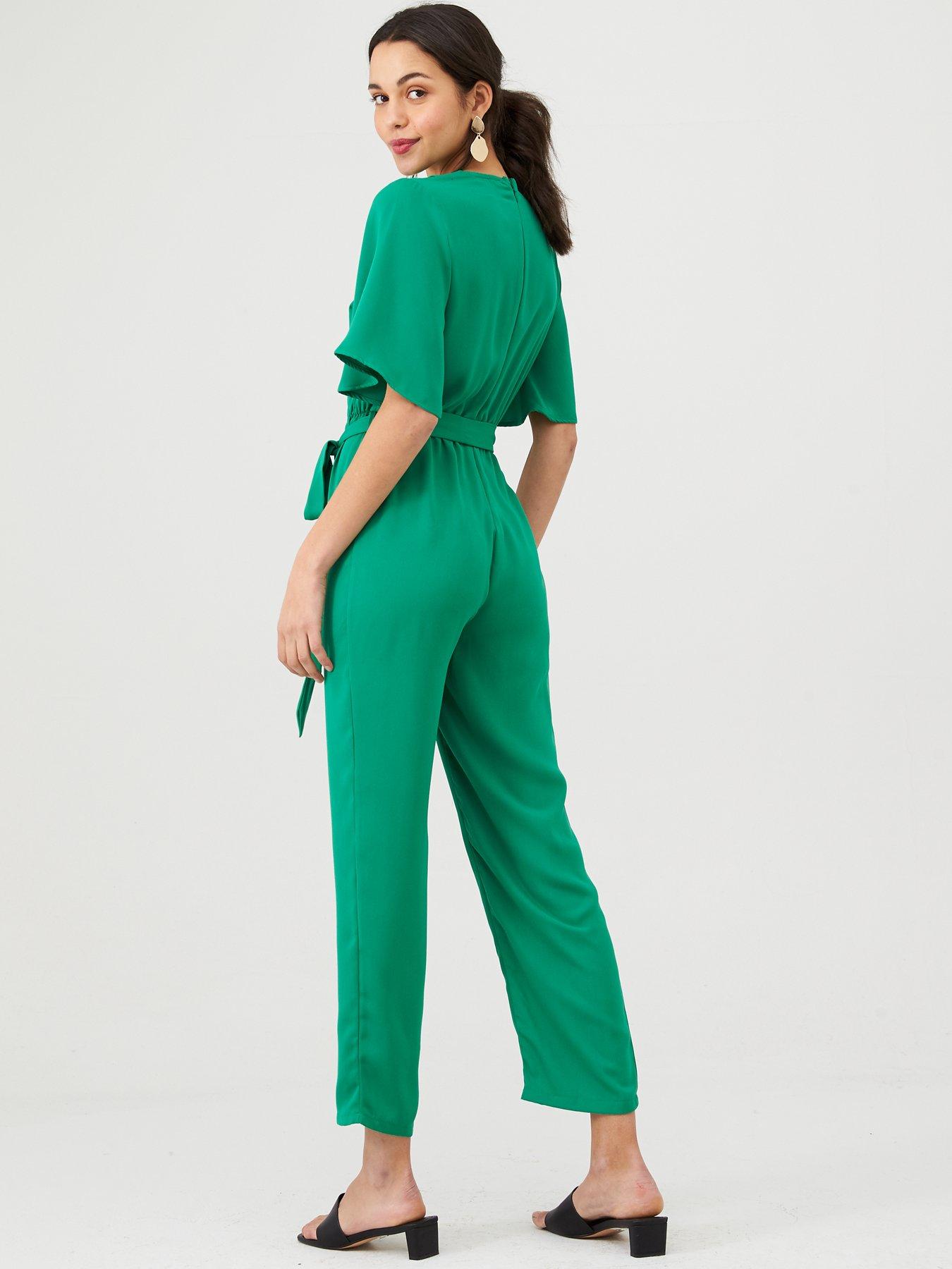 very green jumpsuit